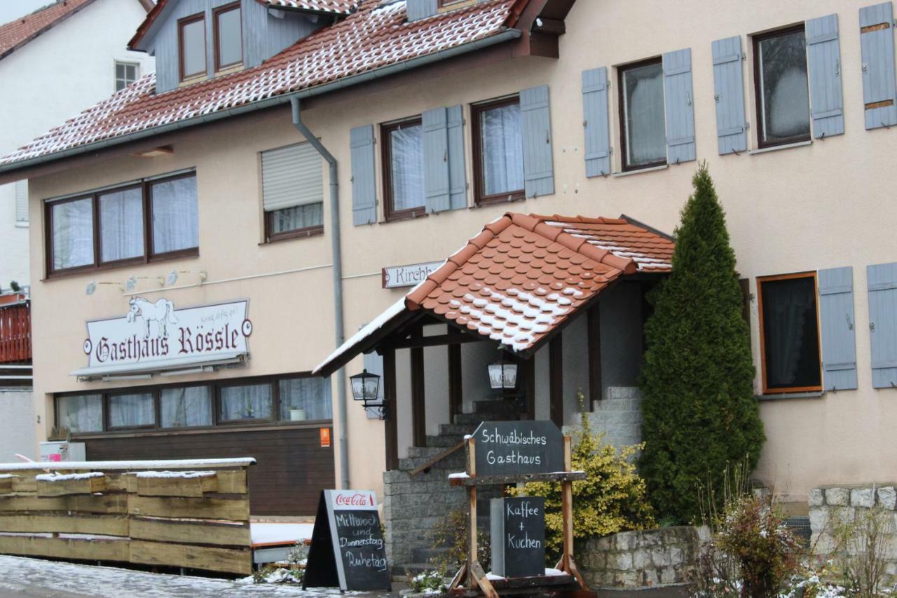 Gasthof Roessle Ochsenwang Bissingen an der Teck Exterior foto